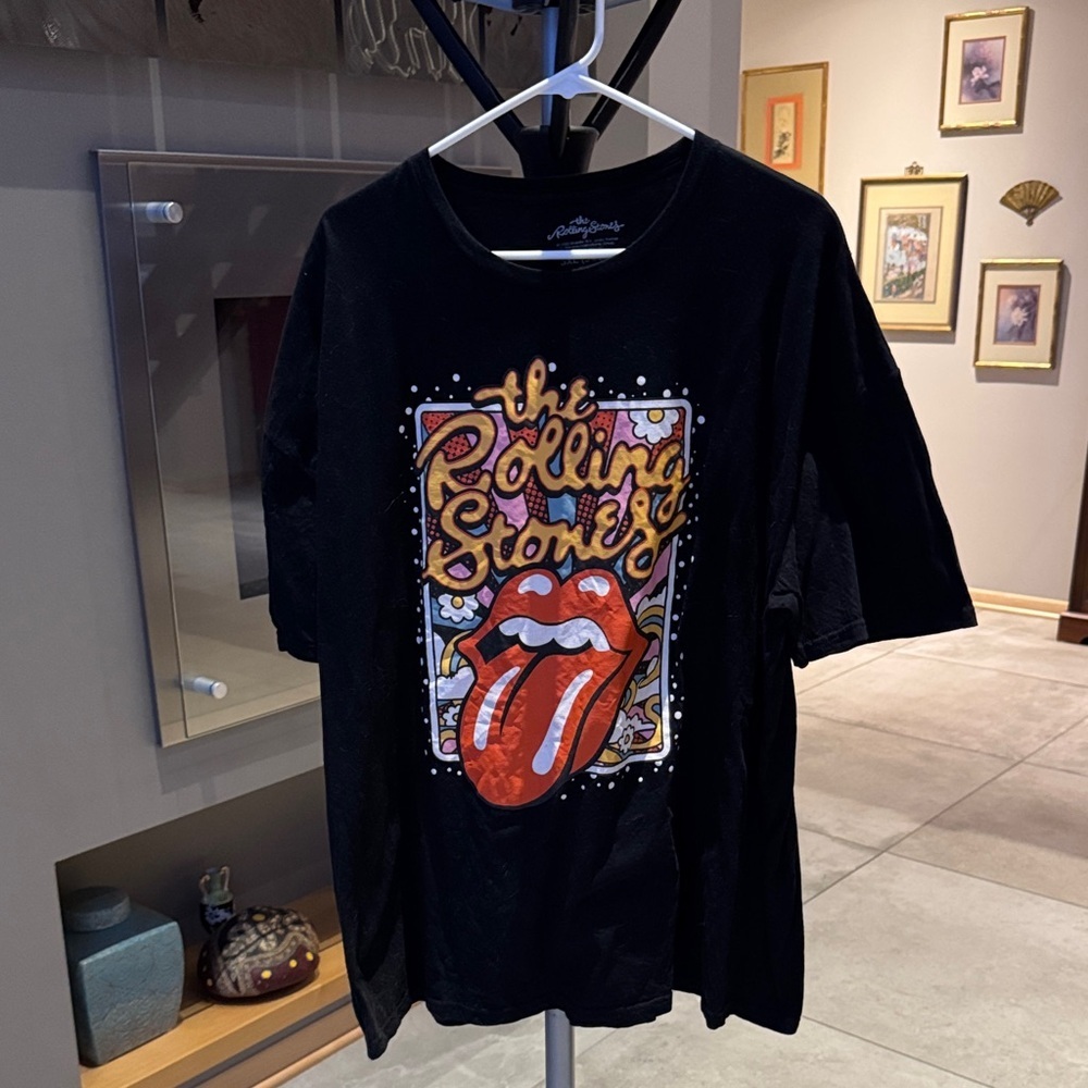 The Rolling Stones Black and Red graphic Tee mens 3XL